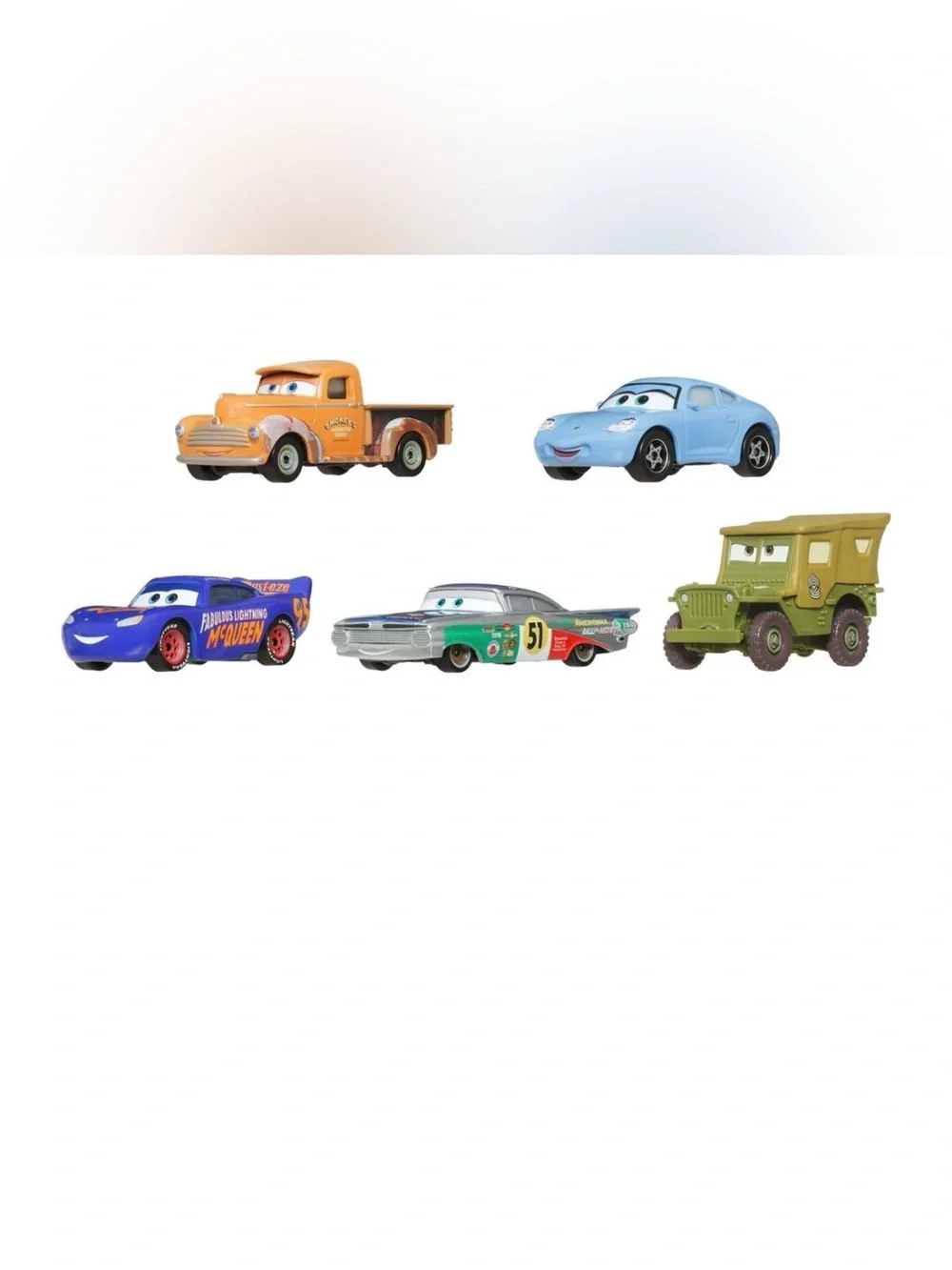 Disney Pixar Cars Die-Cast Assorted Character 5 pack, Traveling team
